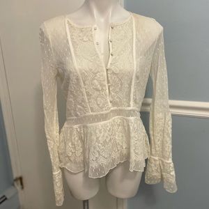 Free People Lace Top
